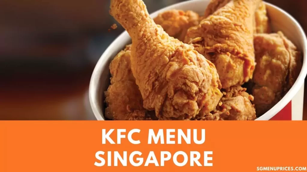 kfc menu singapore