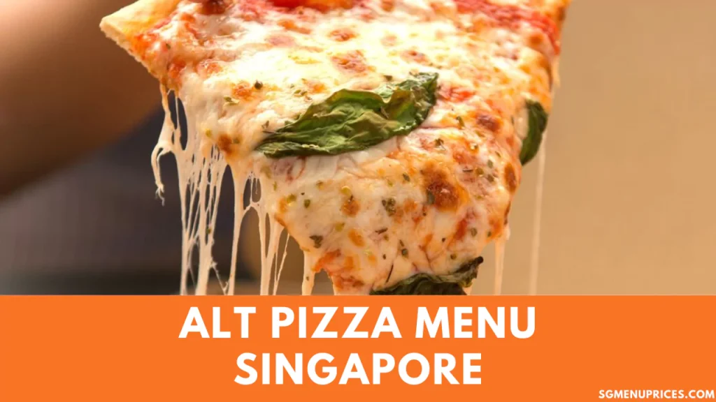 Alt Pizza Menu