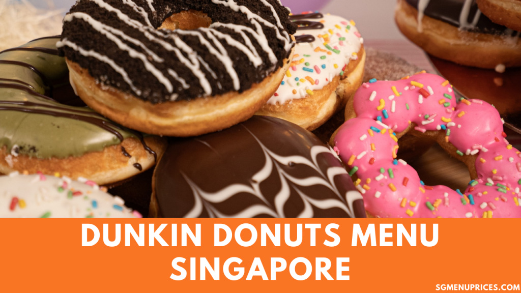 Dunkin Donuts Menu