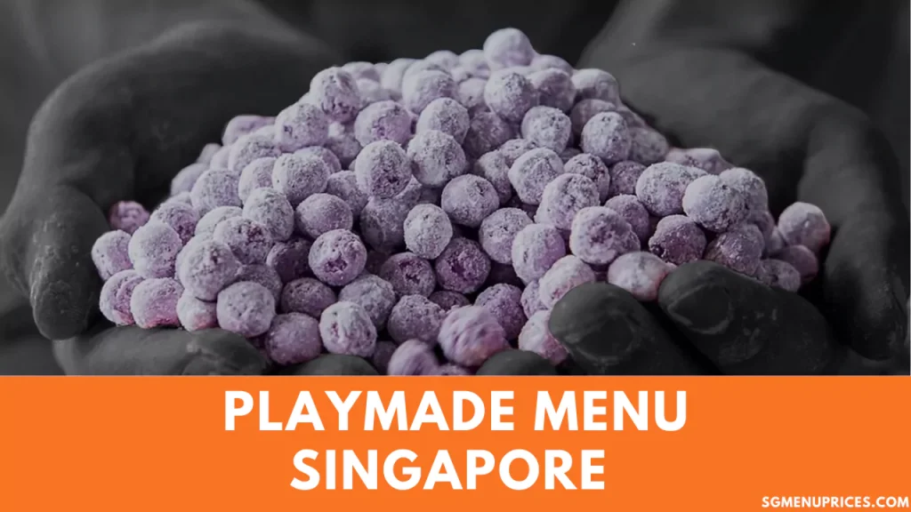 Playmade Menu Singapore
