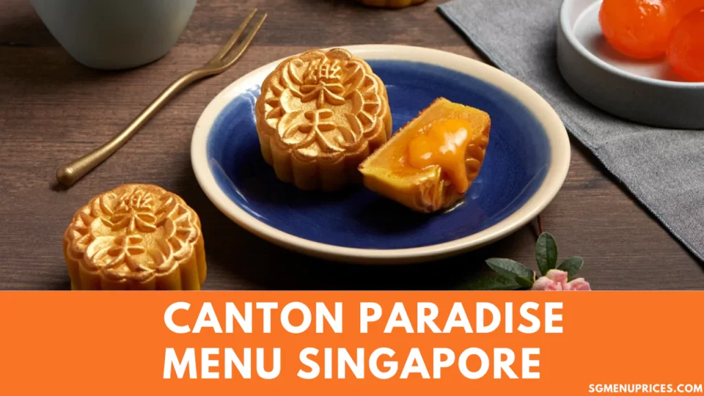 Canton Paradise Menu