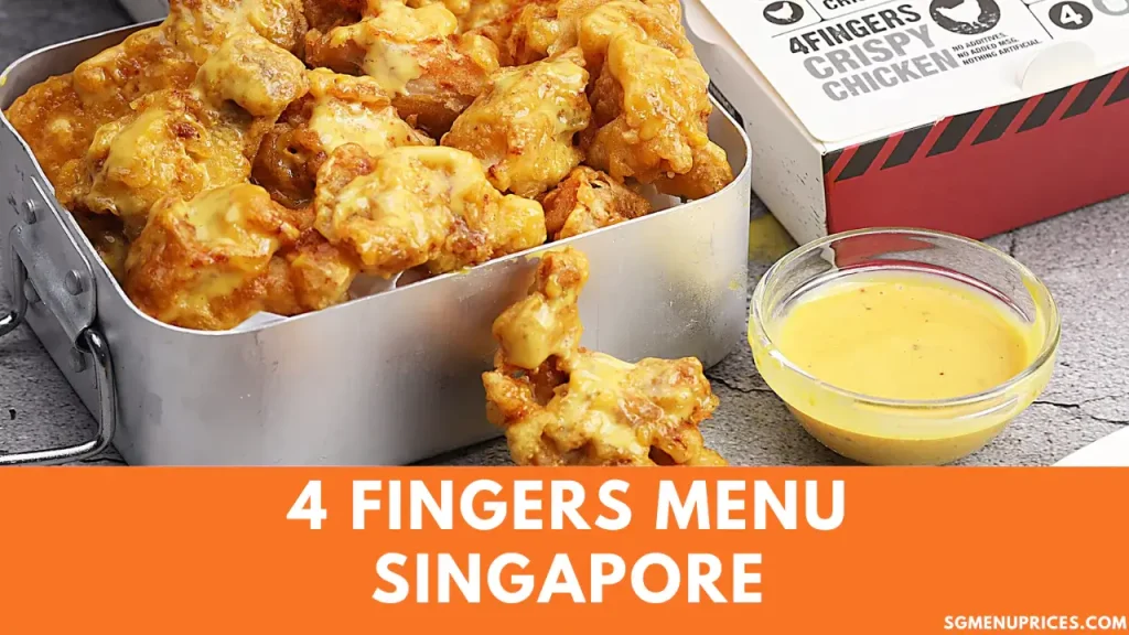 4 Fingers menu Singapore