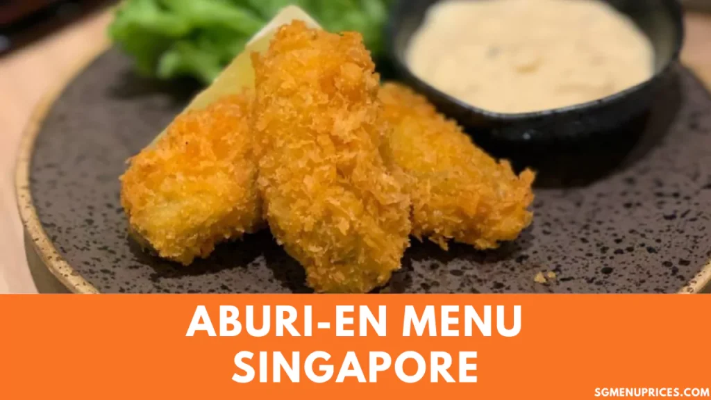 Aburi-En Menu with Prices Updated 2024