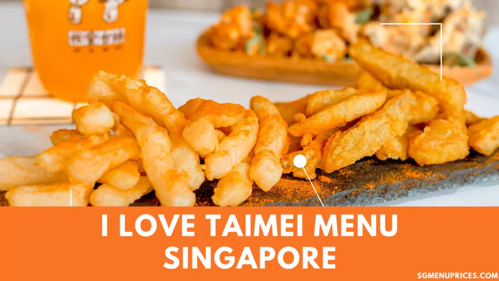 I Love Taimei Menu