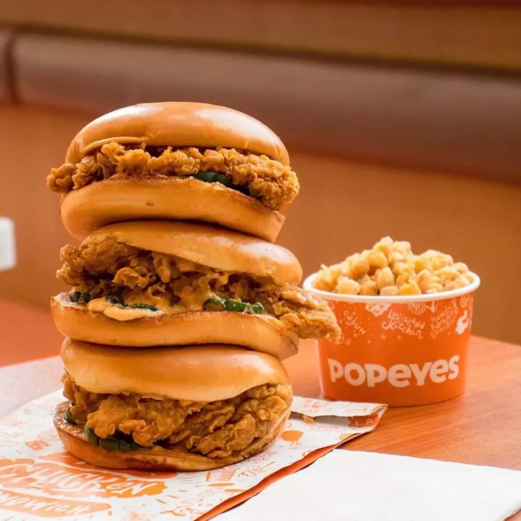 Popeyes Burger Singapore