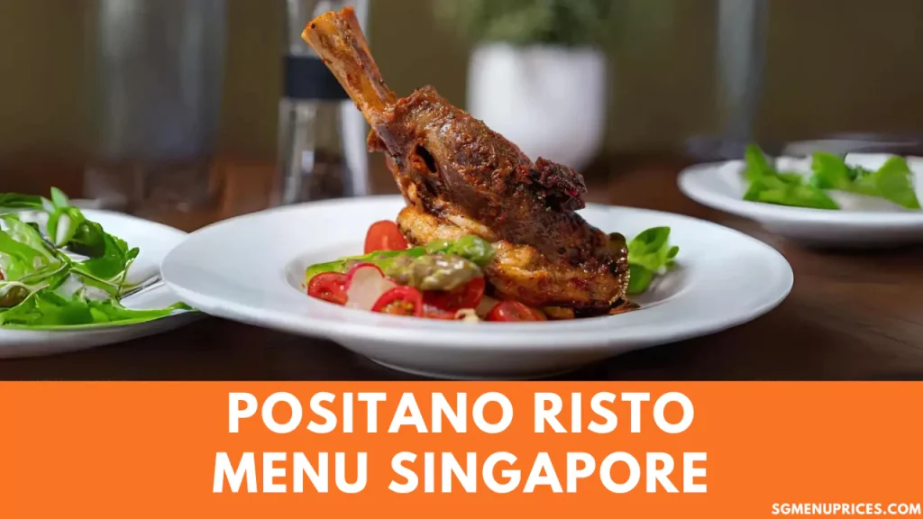 Positano Risto Menu SIngapore