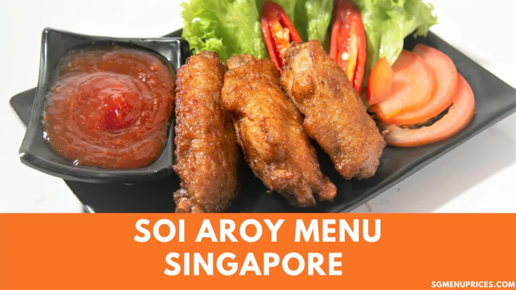 Soi Aroy Menu Singapore 