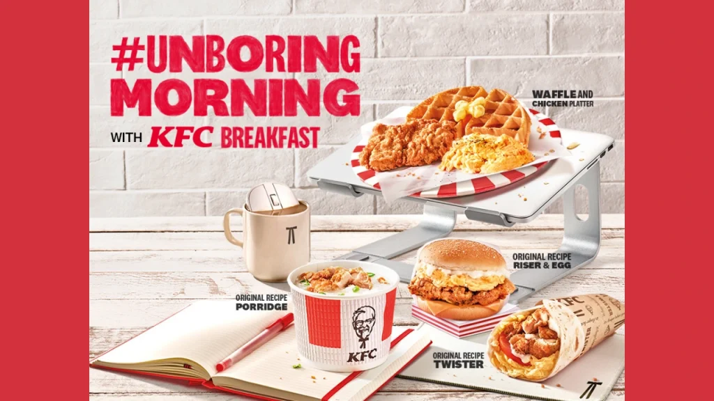 Popular Items KFC Breakfast Menu