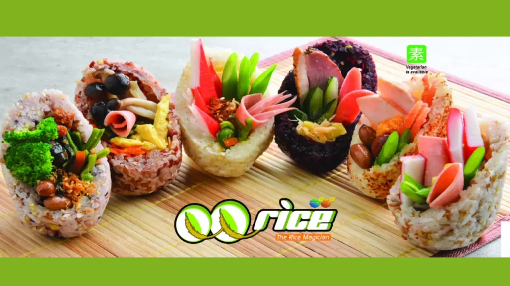 QQ Rice Menu