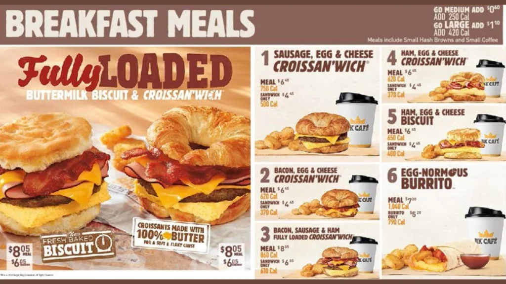 Breakfast Meals Burger King breakfast