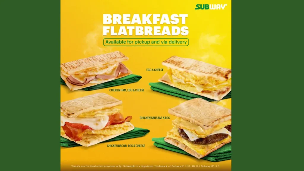 FlatBreads Subway Breakfast