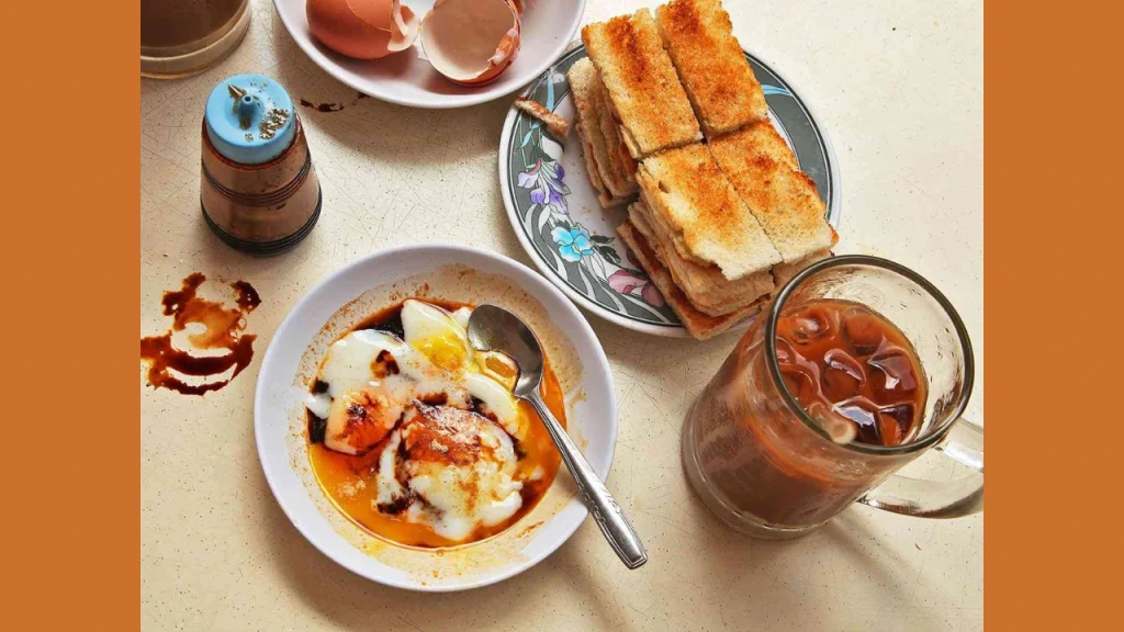 Kaya Toast and Eggs Breakfast in JB