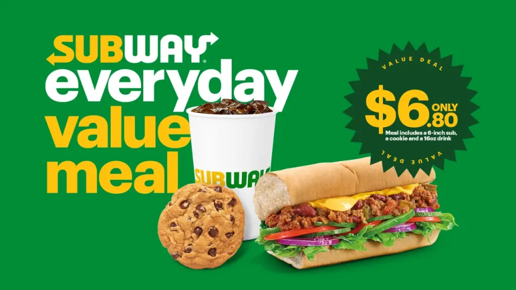 Subway Menu Prices