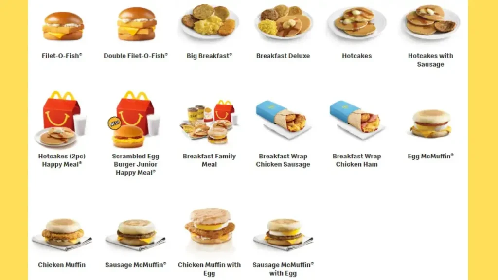 Bestselling Items McDonald Breakfast Menu Prices Singapore