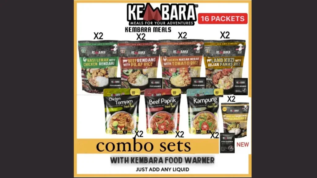 Different Types Kembara Meals