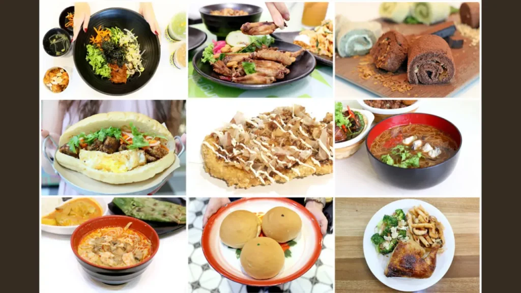 Vegetarian and Halal Choices Tiong Bahru Plaza Food