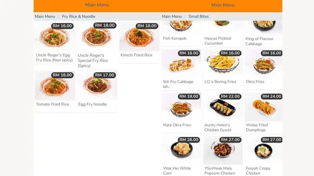 Popular Dishes Uncle Roger Restaurant
