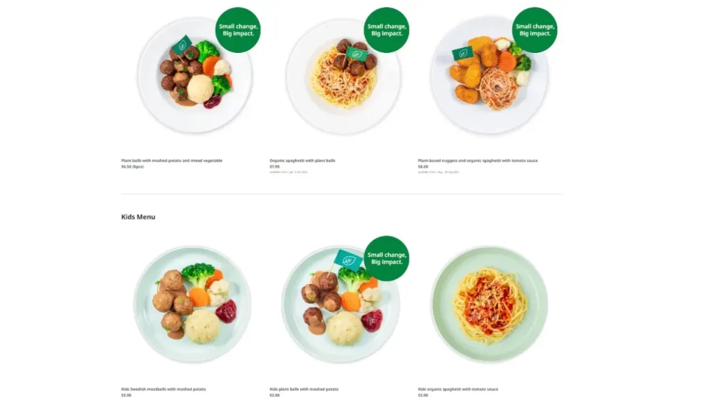 Healthy and Tasty Choices IKEA Food Menu Singapore