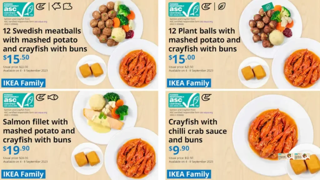 Local Favorites IKEA Tampines Food Menu