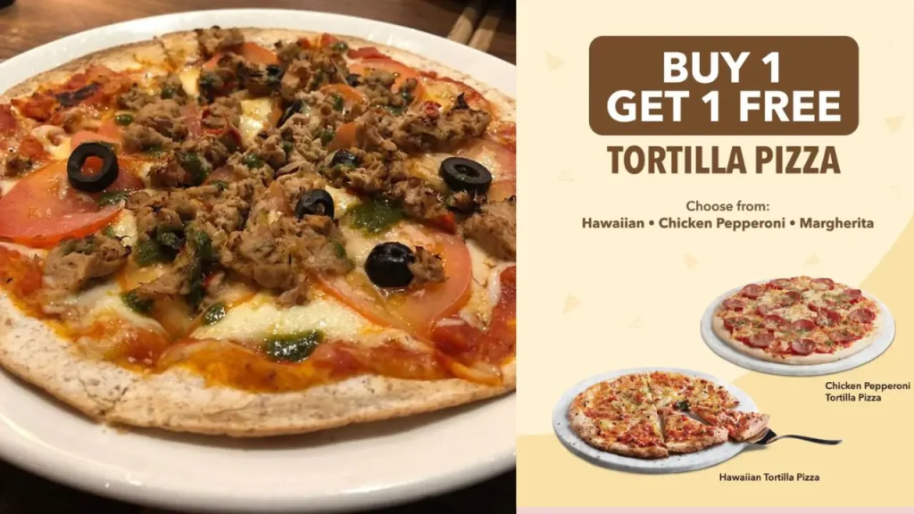 Pasta and Pizza Options Coffee Bean Food Menu