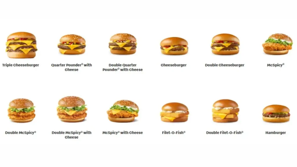 Popular Meals Singapore McDonald’s Menu Price