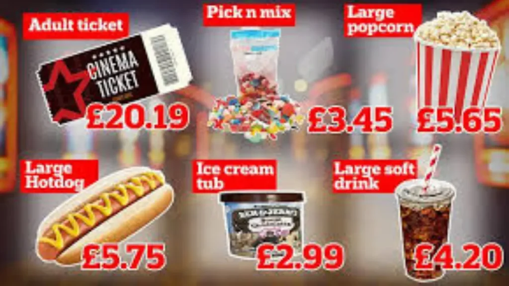 Hot Food and Savory Snacks Cineworld Food Menu