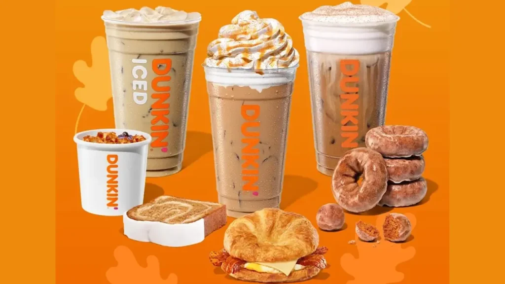 Seasonal Drinks Dunkin Fall Menu 2025