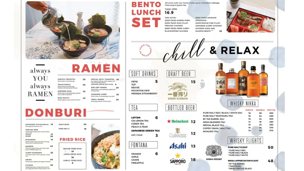 Sides Niku Iku Menu