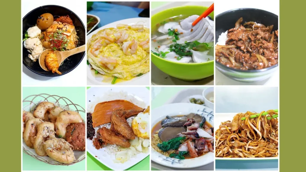 Variety of Food Choices Amoy Street Food Centre